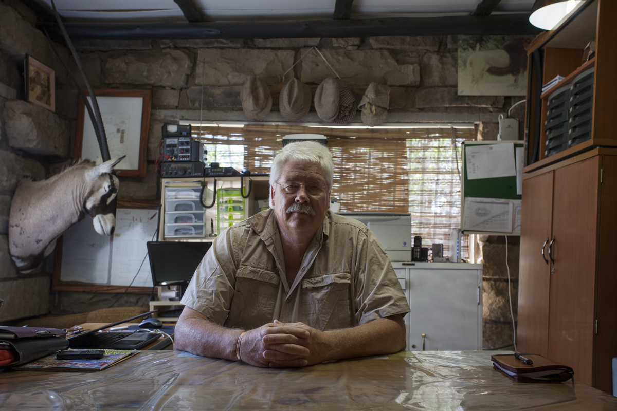Steyn van Ronge, leader of the AWB (Afrikaner Weerstands Beweging).